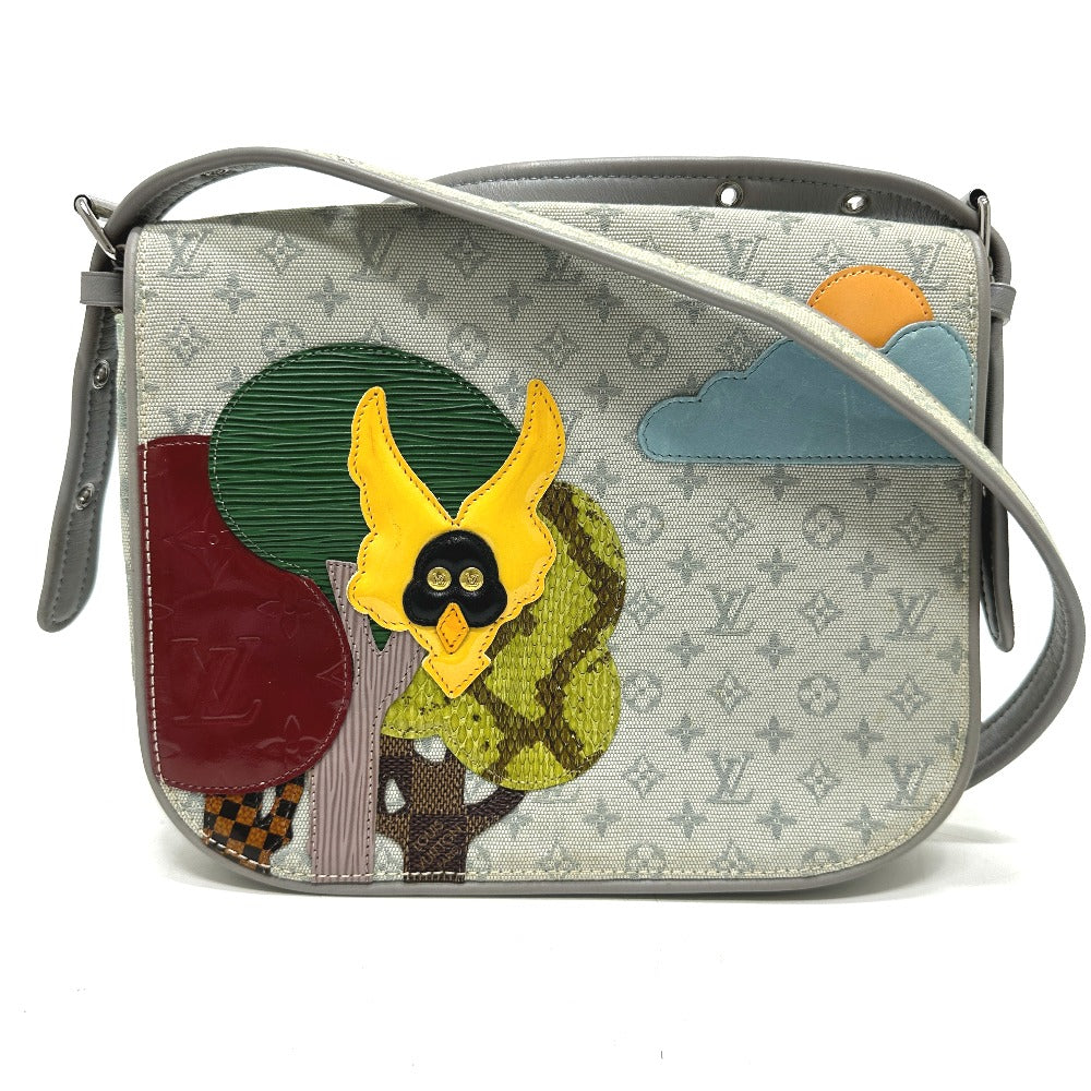 LOUIS VUITTON Shoulder Bag Monogram mini canvas gray Monogram mini Conte Defé Mtte