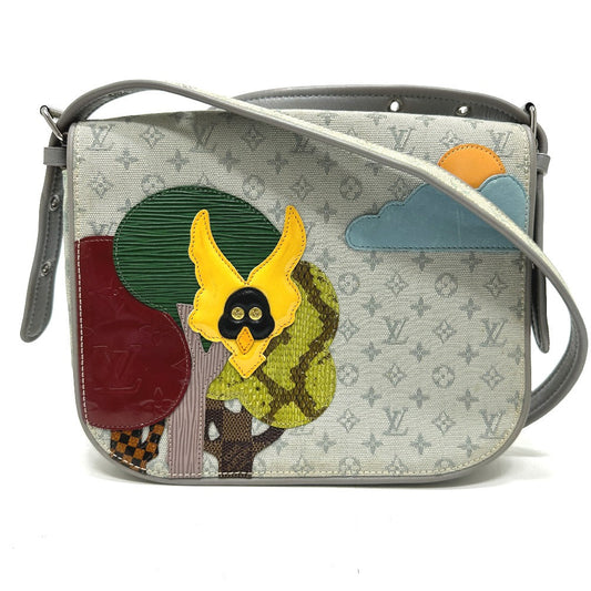 LOUIS VUITTON Shoulder Bag Monogram mini canvas gray Monogram mini Conte Defé Mtte