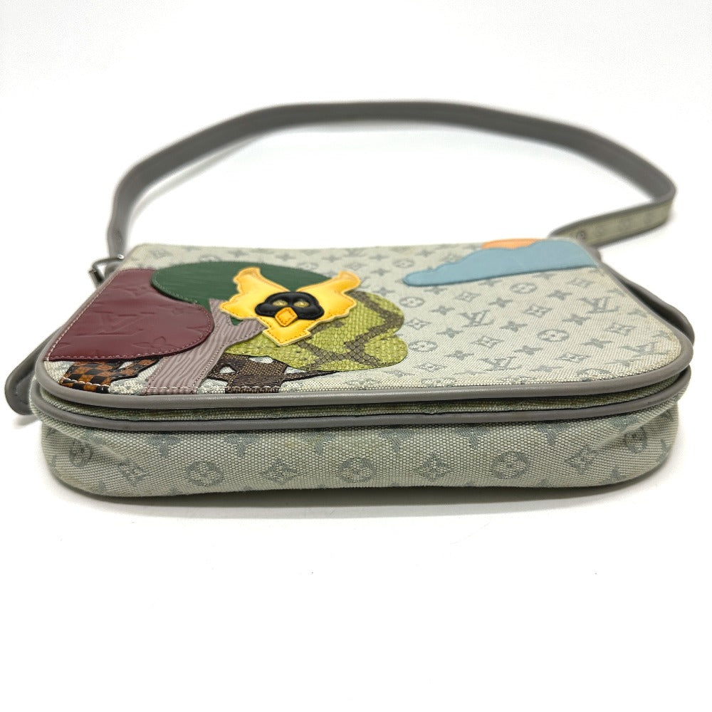 LOUIS VUITTON Shoulder Bag Monogram mini canvas gray Monogram mini Conte Defé Mtte