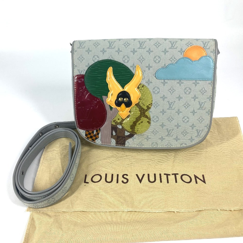 LOUIS VUITTON Shoulder Bag Monogram mini canvas gray Monogram mini Mtte Comte de Fe Women