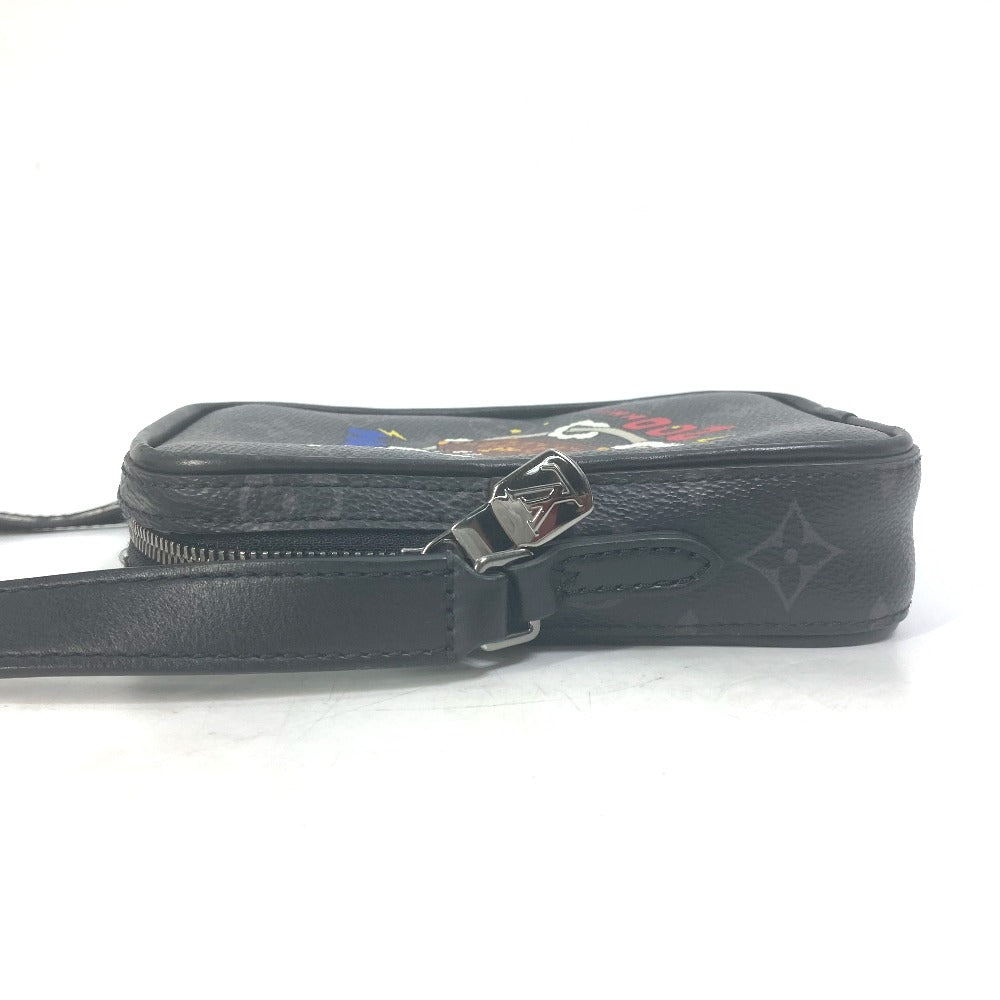 Elegant Women's Shoulder Bag | LOUIS VUITTON Shoulder Bag Monogram Eclipse Canvas black Monogram Eclipse DanubePPM mens