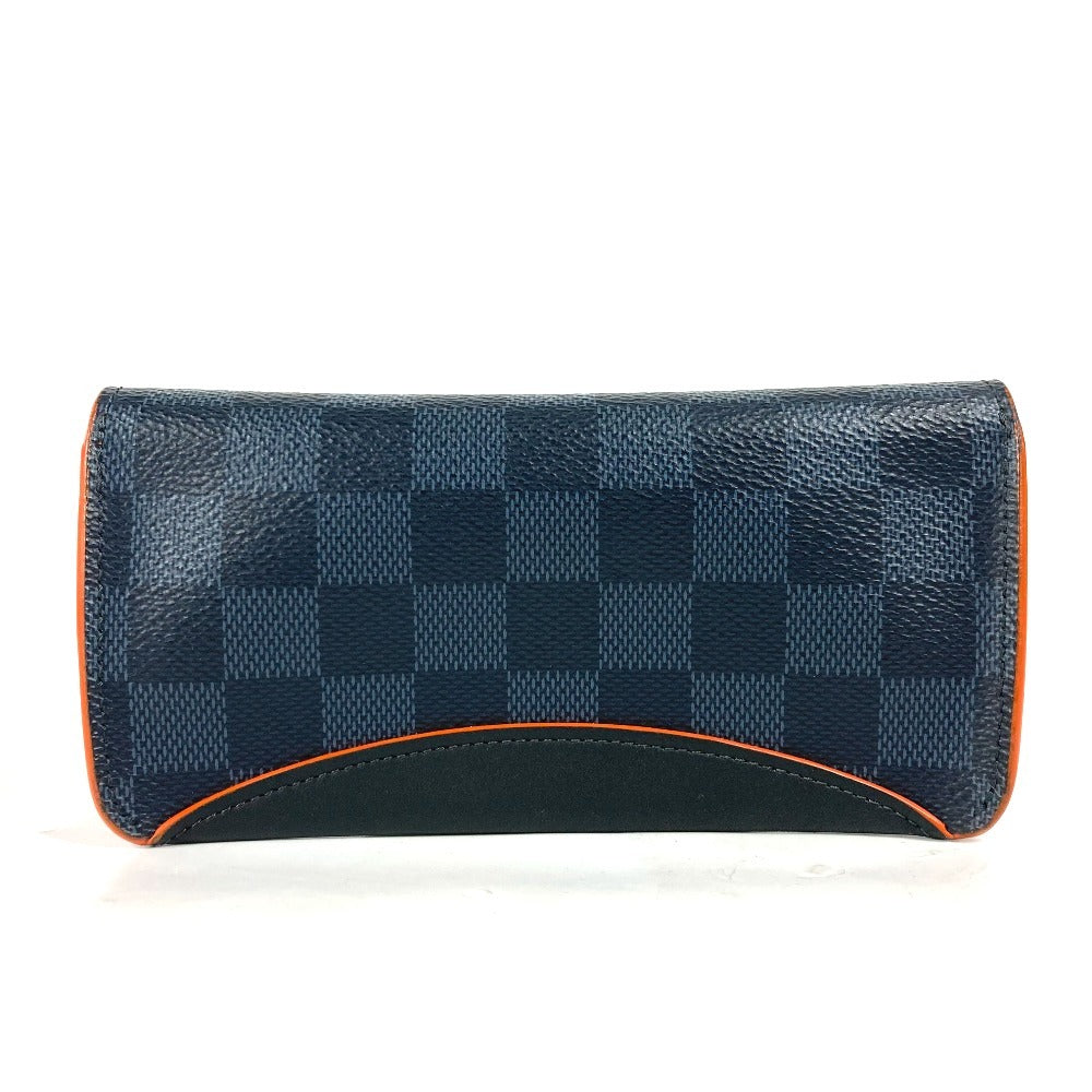 Luxury Women's Clutch Bag | LOUIS VUITTON Pouch Damier Cobalt Canvas Navy Damier Cobalt Etui Lunet Woody unisex(Unisex)