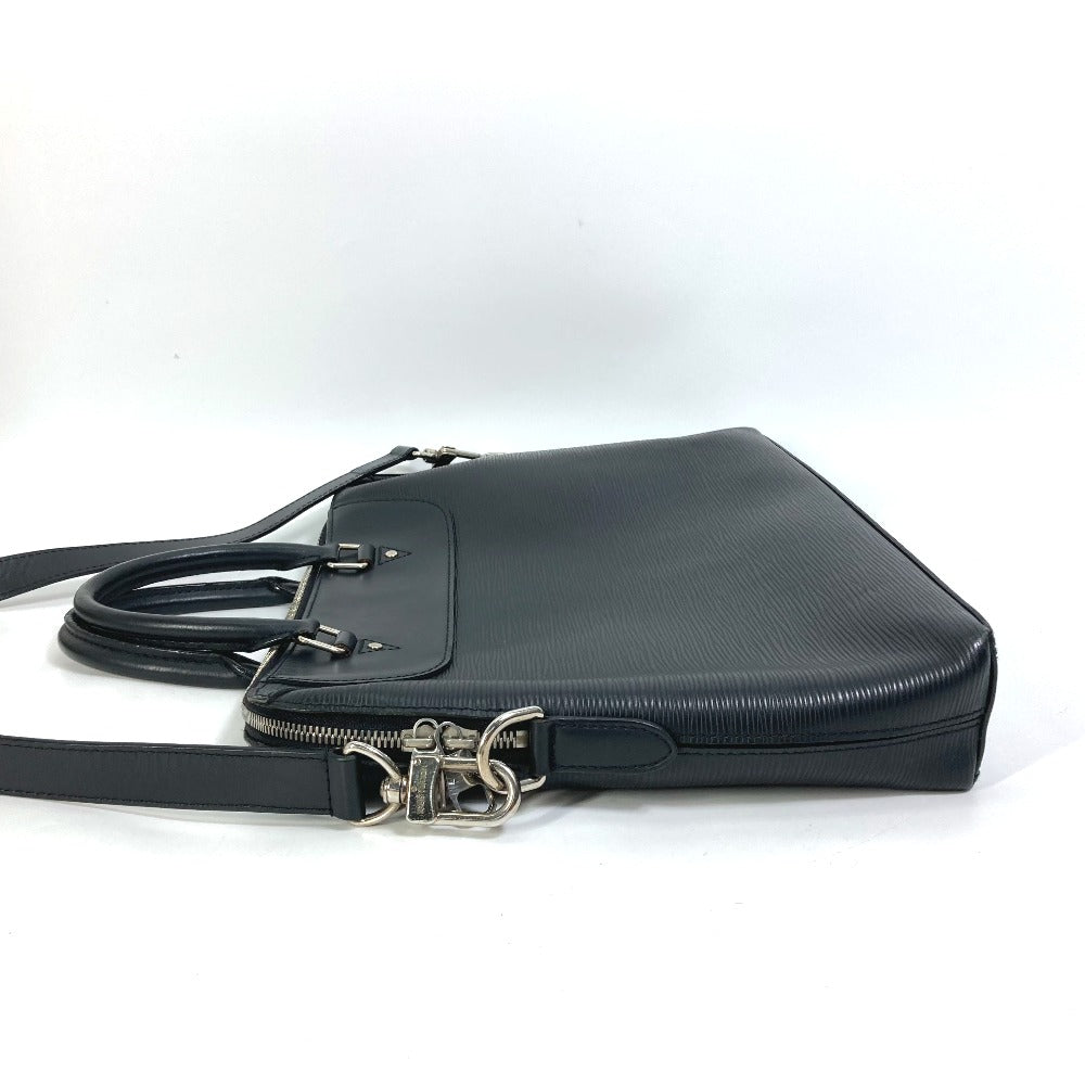 LOUIS VUITTON Business bag N50163 Epi Leather black Epi Porto Documan Jule PDJ mens