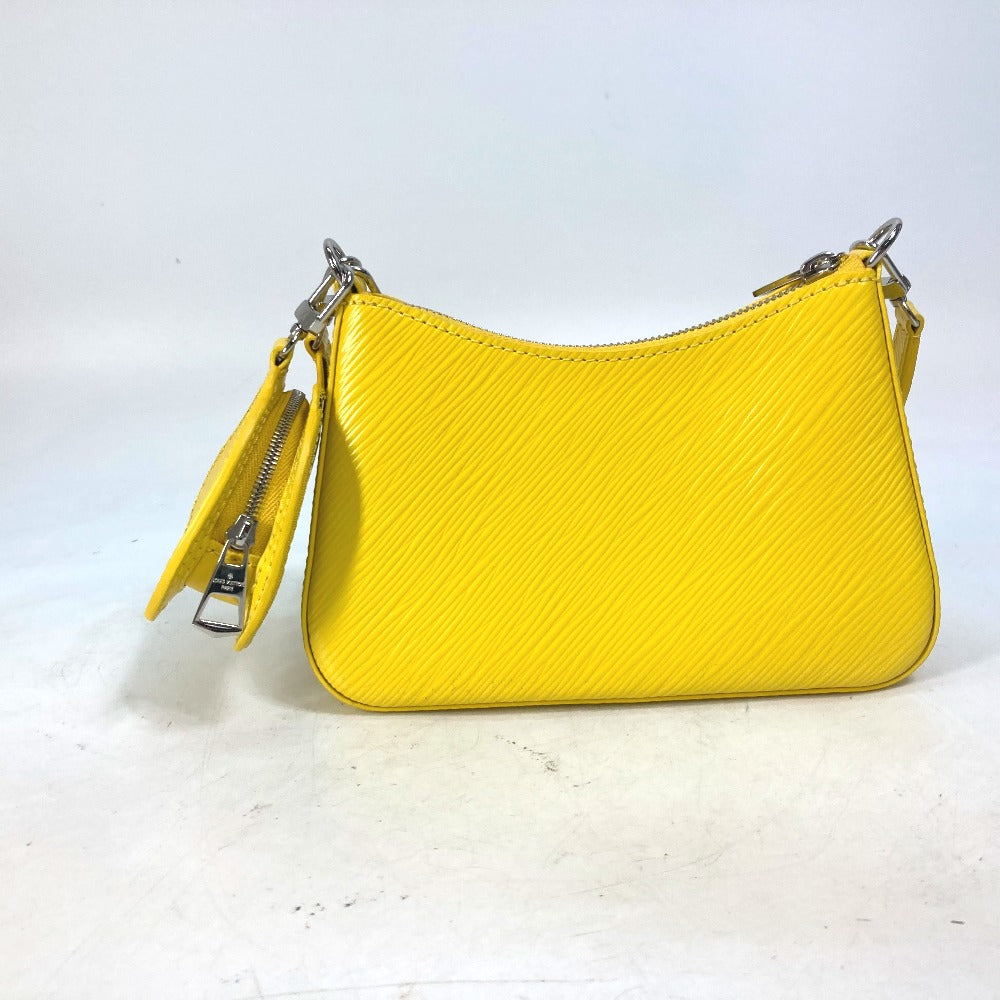 LOUIS VUITTON Handbag Epi Leather yellow Kusama Yayoi Collaboration LVxYK Malelini