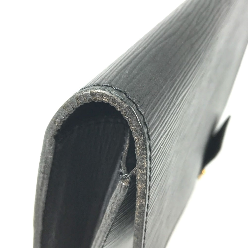 LOUIS VUITTON Clutch bag ‚l54452 Epi Leather black Epi Porto Document Case mens