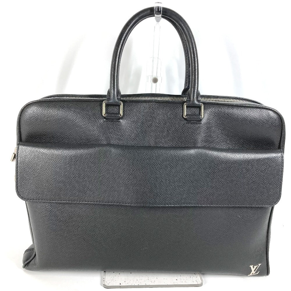LOUIS VUITTON Business bag Taiga Leather black Taiga Alex mens