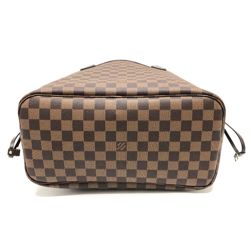 LOUIS VUITTON Tote Bag Damier canvas Brown Neverfull MM Women