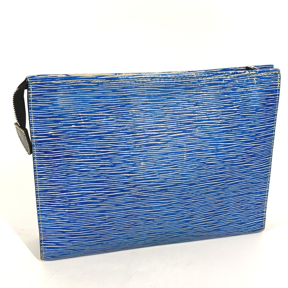 Luxury Women's Handbag | LOUIS VUITTON business bag Epi Leather blue Epi denim posh toilette mens