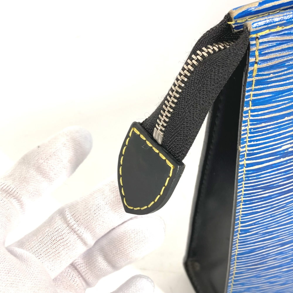 Luxury Women's Handbag | LOUIS VUITTON business bag Epi Leather blue Epi denim posh toilette mens