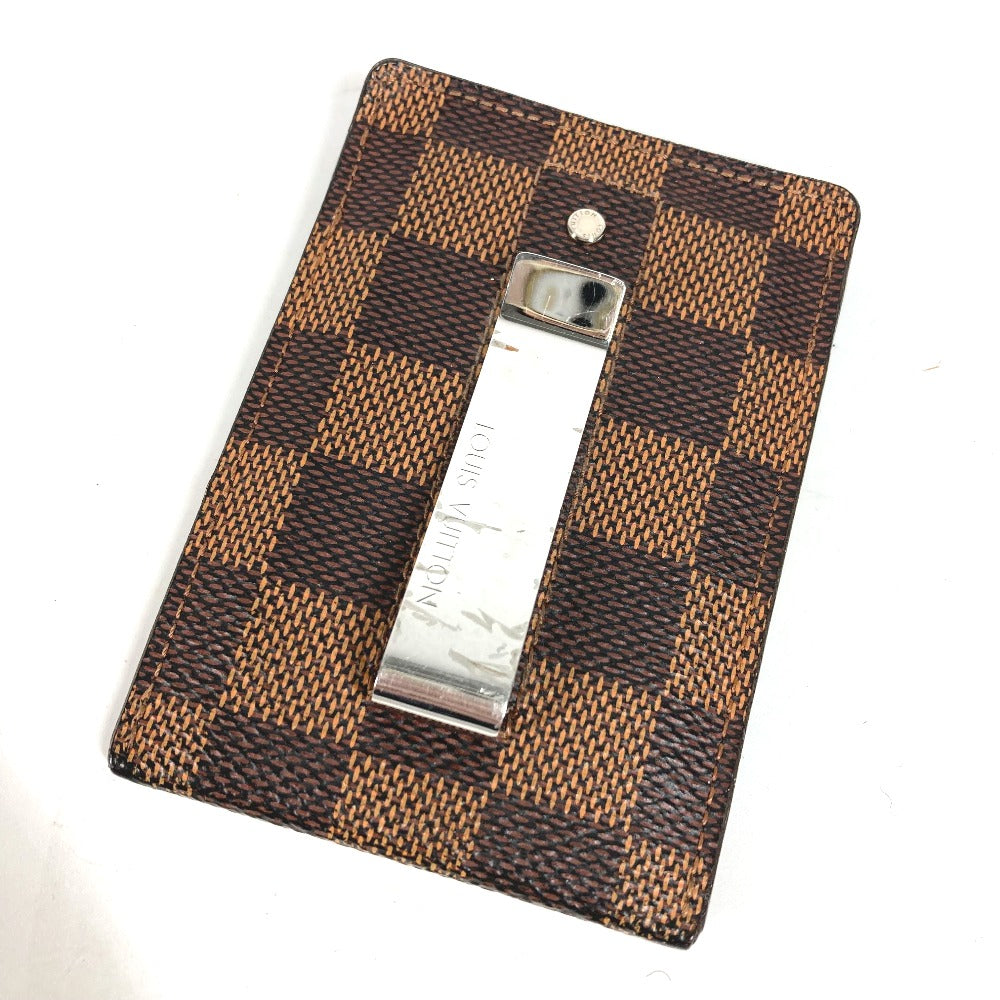 LOUIS VUITTON Card Case Damier canvas Brown Damier Porte Cartes Pance Women