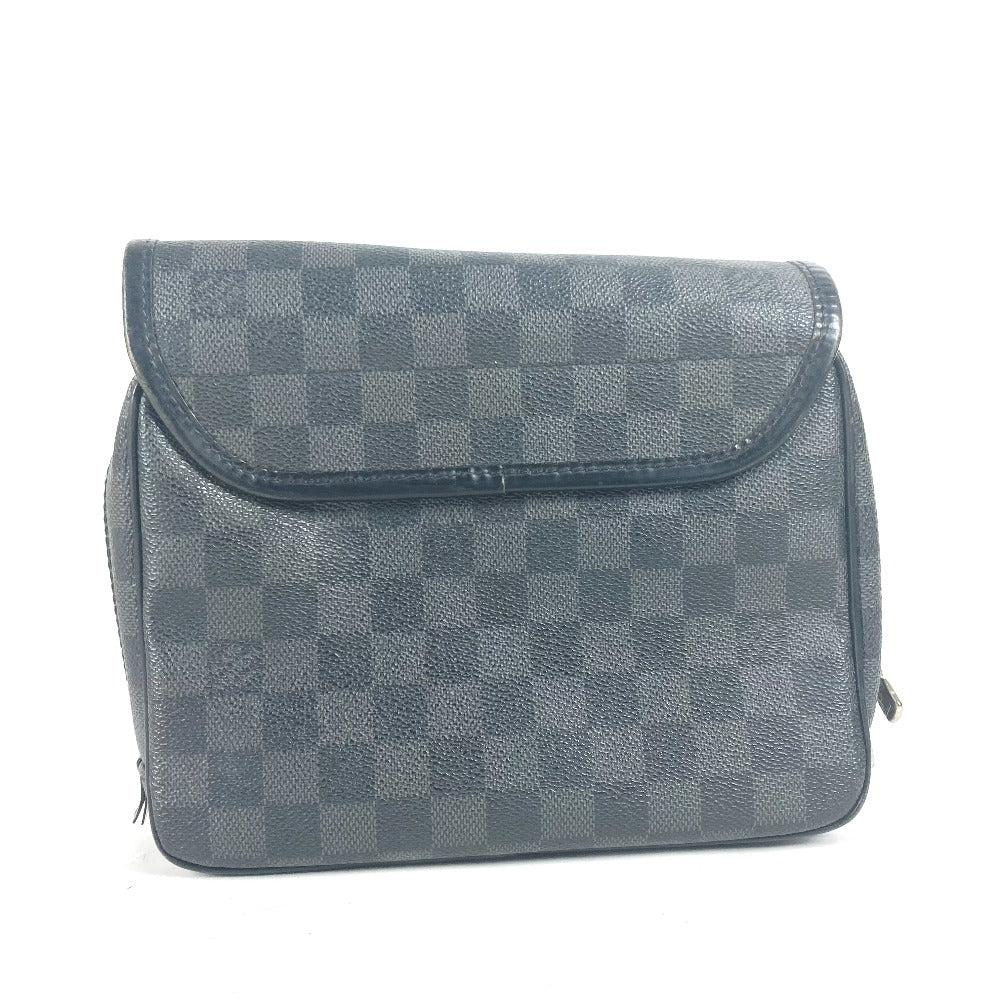 LOUIS VUITTON Pouch Damier Grafitto Canvas black Damier Grafitte Truth Suspendable mens