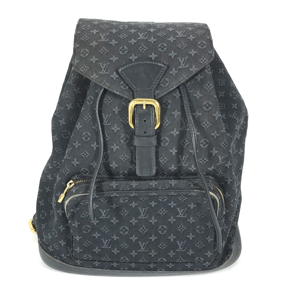 LOUIS VUITTON Backpack Monogram denim blue Monogram Mini Denim MontsourisGM Women
