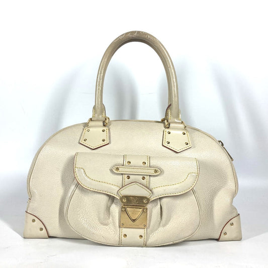 LOUIS VUITTON Shoulder Bag Suhari leather white Suhari Spaerb Women