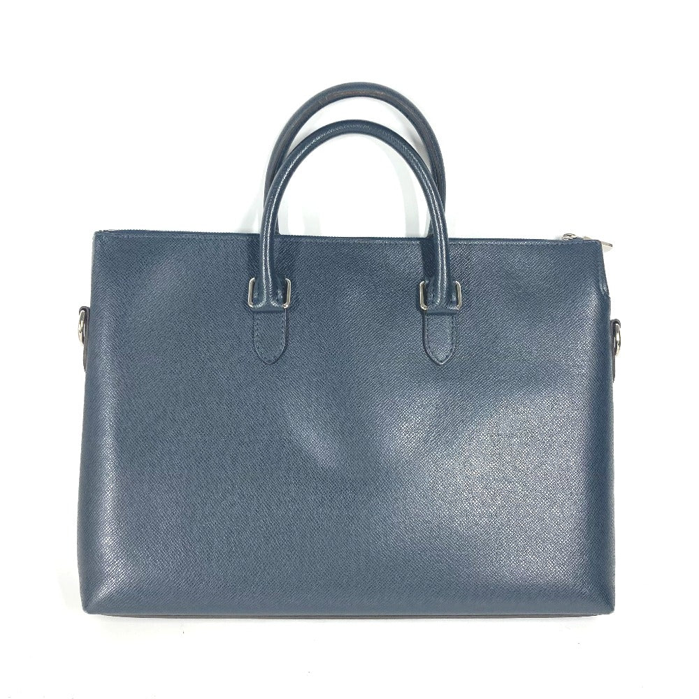 LOUIS VUITTON Business bag �@ Taiga Leather Navy Taiga Anton mens