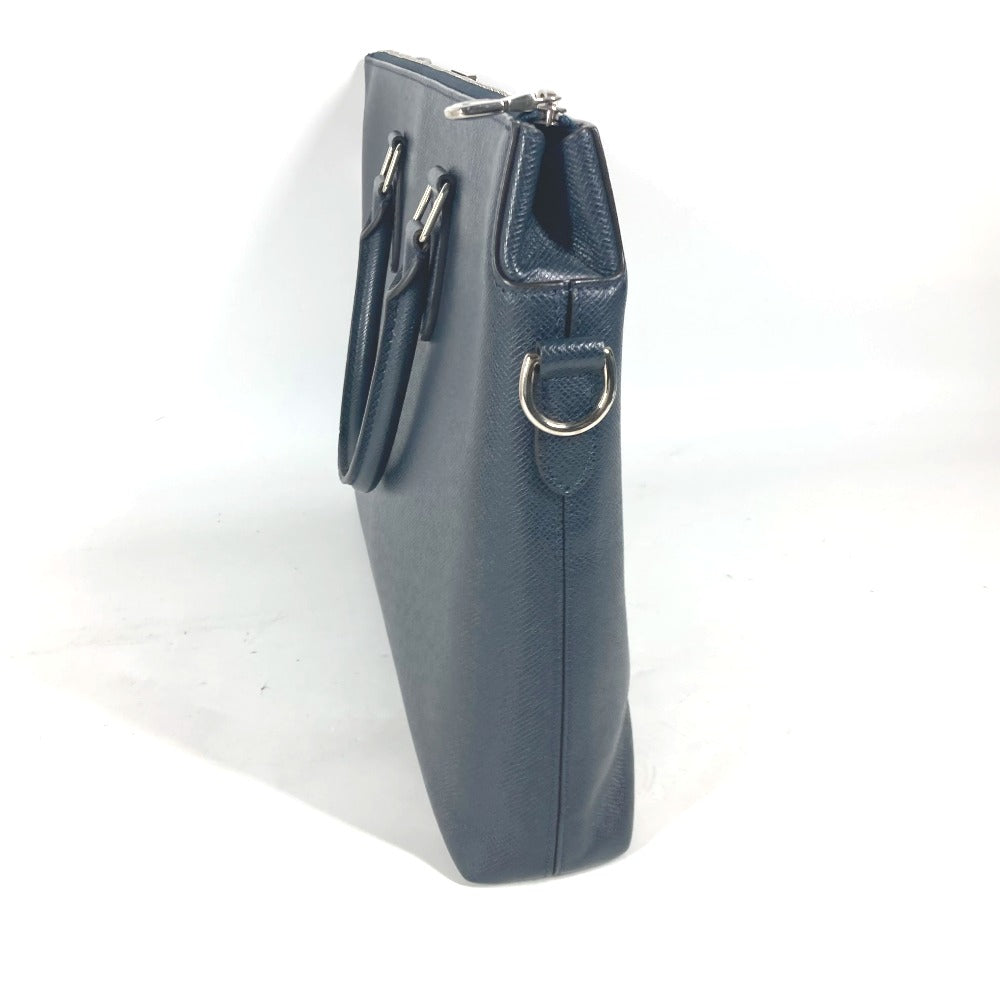 LOUIS VUITTON Business bag M33417? Taiga Leather Navy Taiga Anton