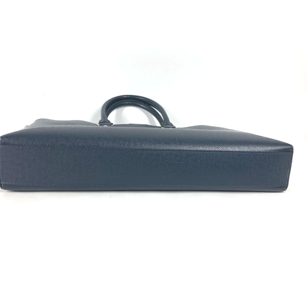 LOUIS VUITTON Business bag M33417? Taiga Leather Navy Taiga Anton