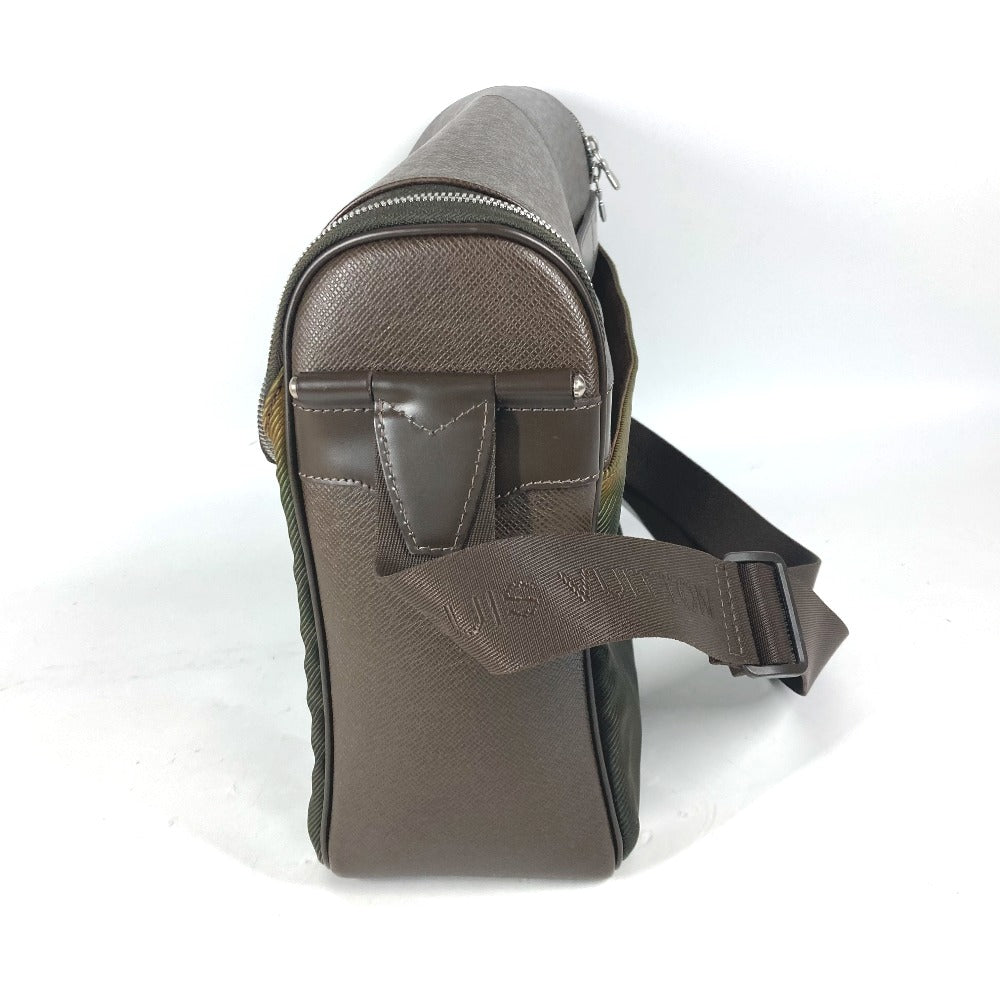 Elegant Women's Shoulder Bag | LOUIS VUITTON Shoulder Bag Taiga Leather, Nylon Brown Taiga Thai meal mens