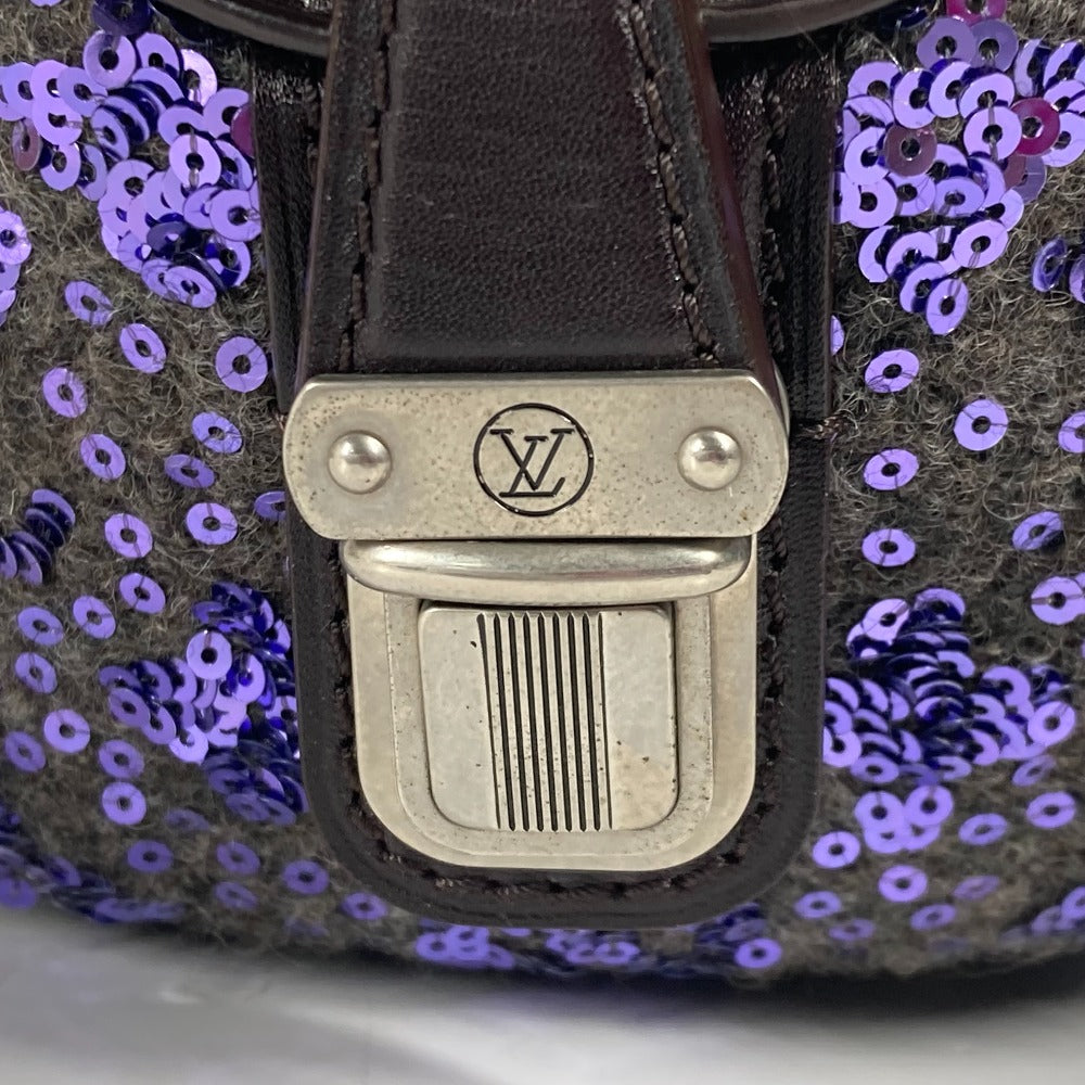 LOUIS VUITTON Handbag leather purple Sunshine Express Women