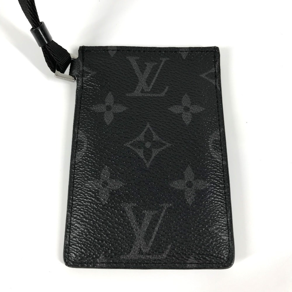 LOUIS VUITTON Card Case Monogram Eclipse Canvas black Monogram Eclipse Card folder unisex(Unisex)