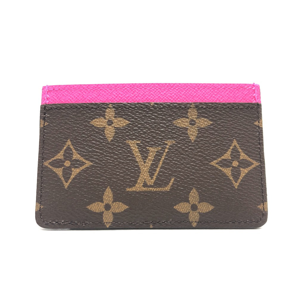 LOUIS VUITTON Card Case Monogram canvas Brown LVxTM Porto cult · Simple