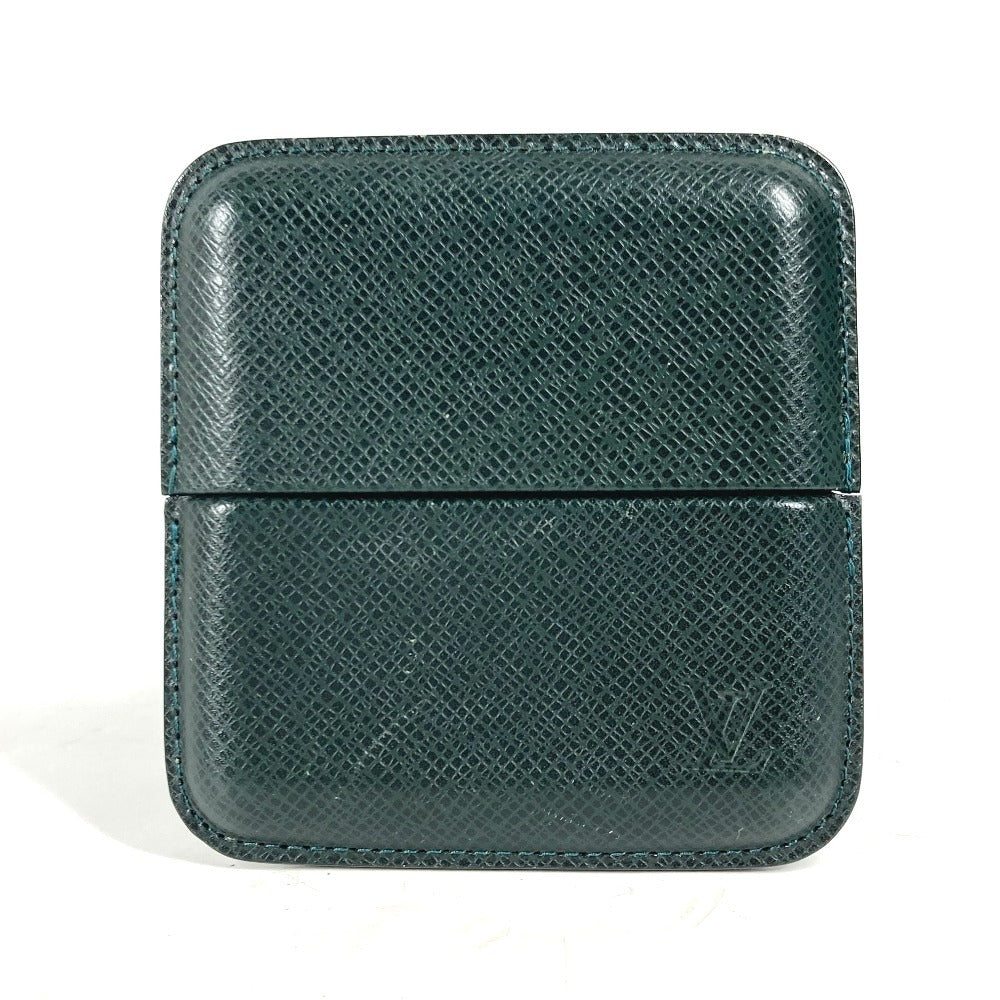 LOUIS VUITTON Cigarette case Taiga Leather green Taiga Etui 10 cigarillos unisex(Unisex)