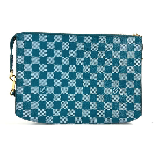 LOUIS VUITTON Shoulder Bag PVC / Leather green Damier color module unisex(Unisex)