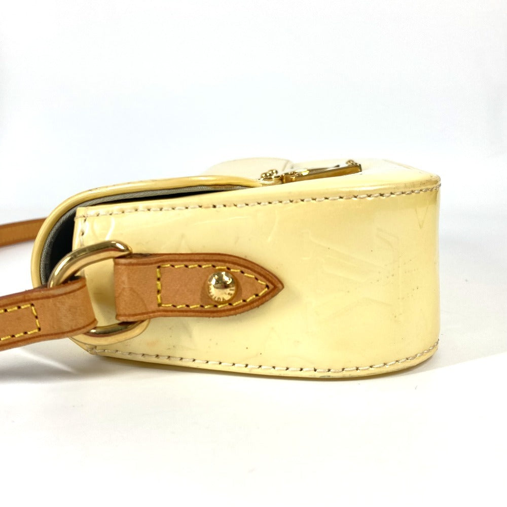 LOUIS VUITTON Shoulder Bag Monogram Vernis white Monogram Vernis Malibu street Women