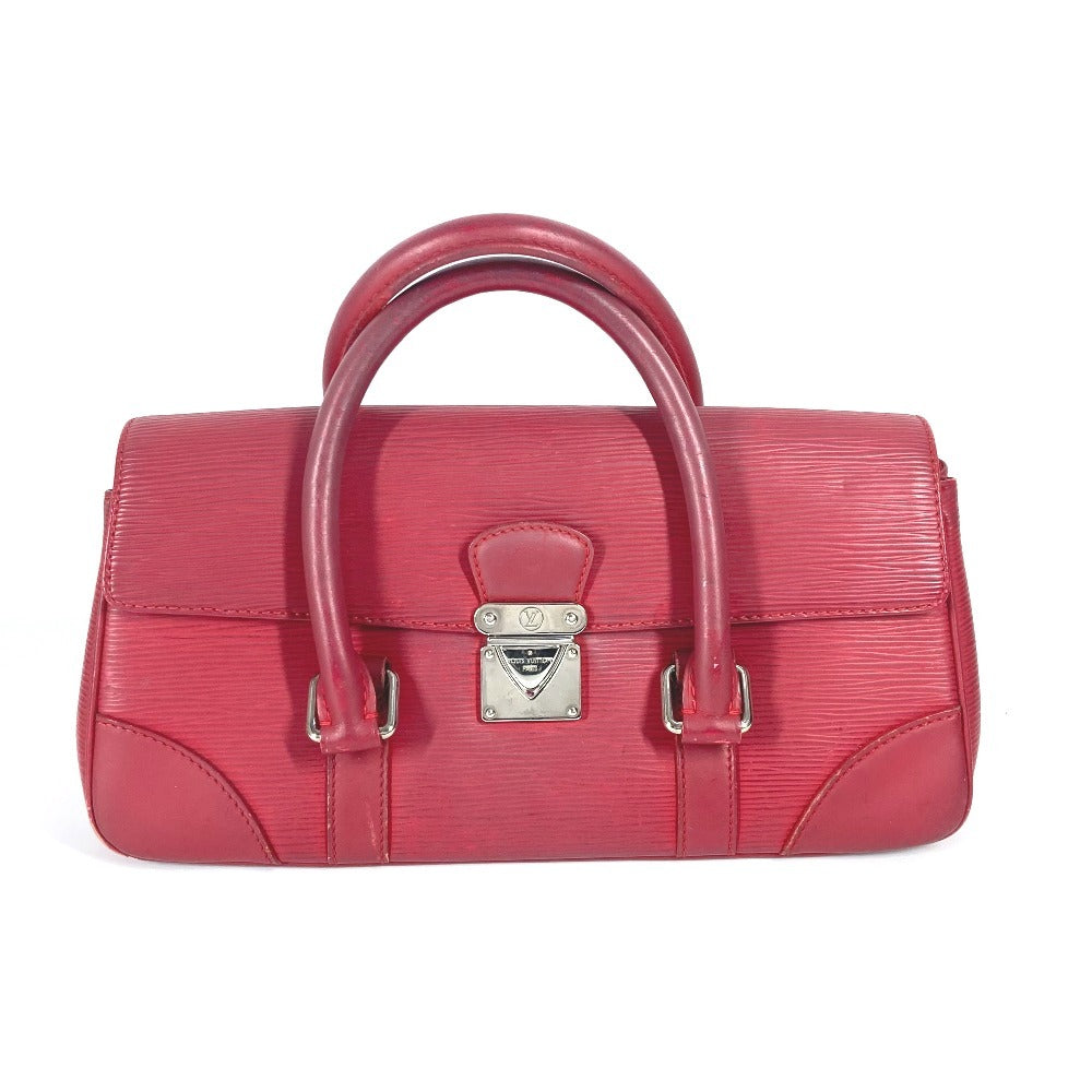 LOUIS VUITTON Handbag Epi Leather Red Epi Segur PM