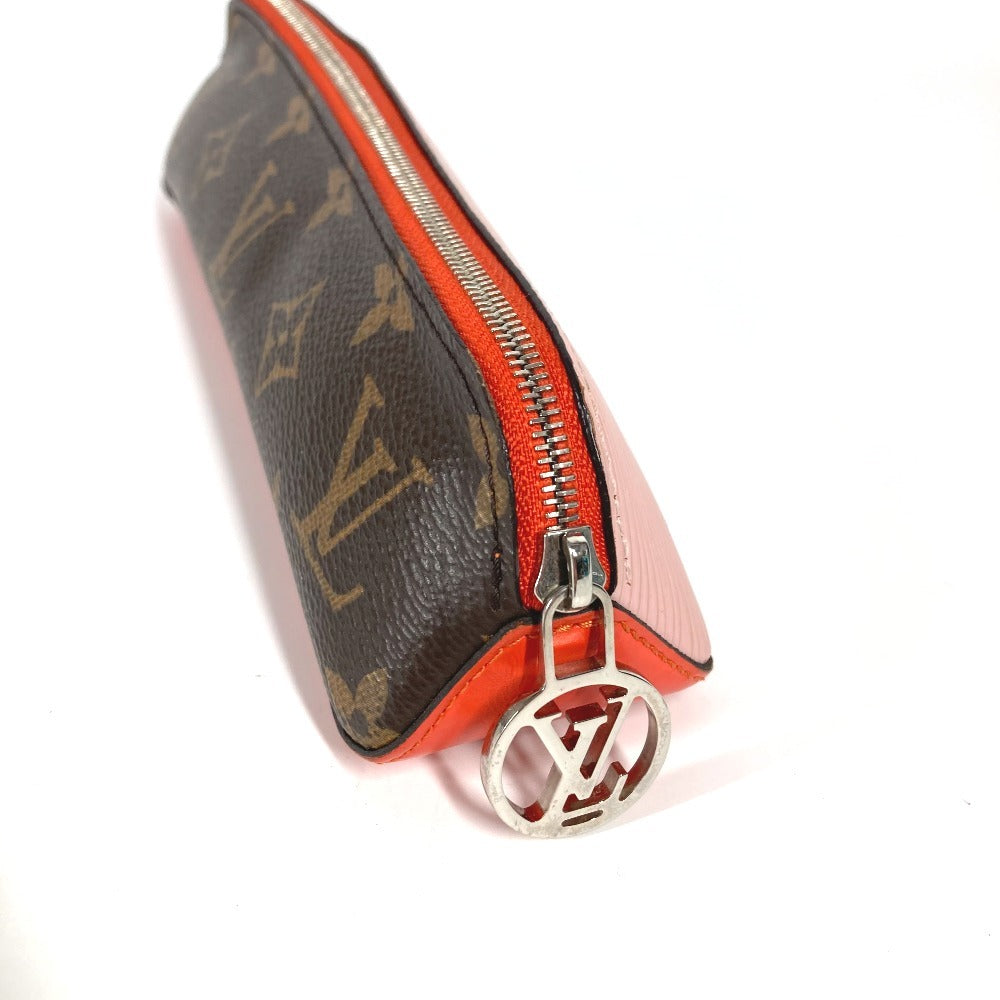 LOUIS VUITTON pencil case Epi Leather, Monogram Canvas pink Monogram epi Truth Elizabeth unisex(Unisex)