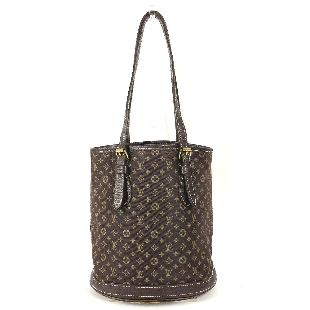 LOUIS VUITTON Shoulder Bag Monogram mini canvas Brown Monogram mini BucketPM Women