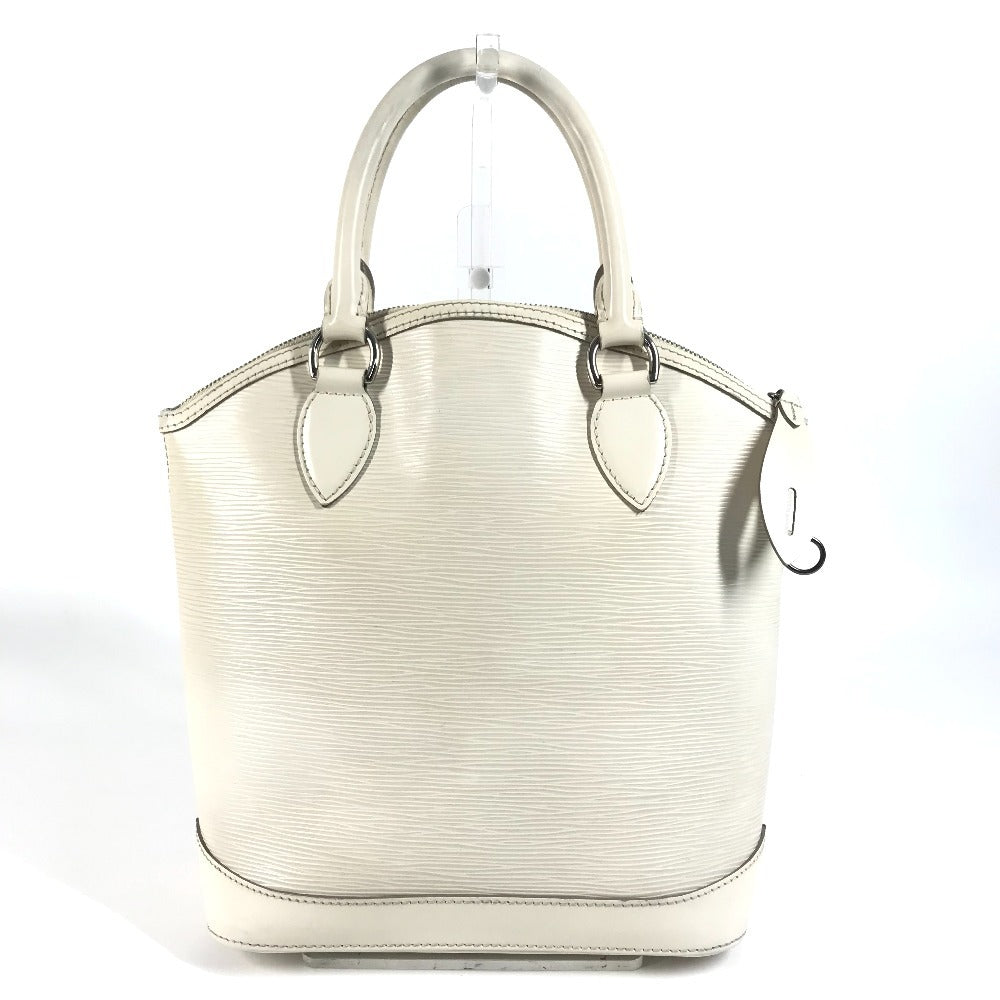 LOUIS VUITTON Handbag Epi Leather white Epi LockitPM Women