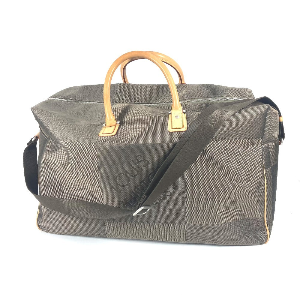 LOUIS VUITTON Boston Duffel bag Damier Jean Canvas khaki Damier Jean Suvlan