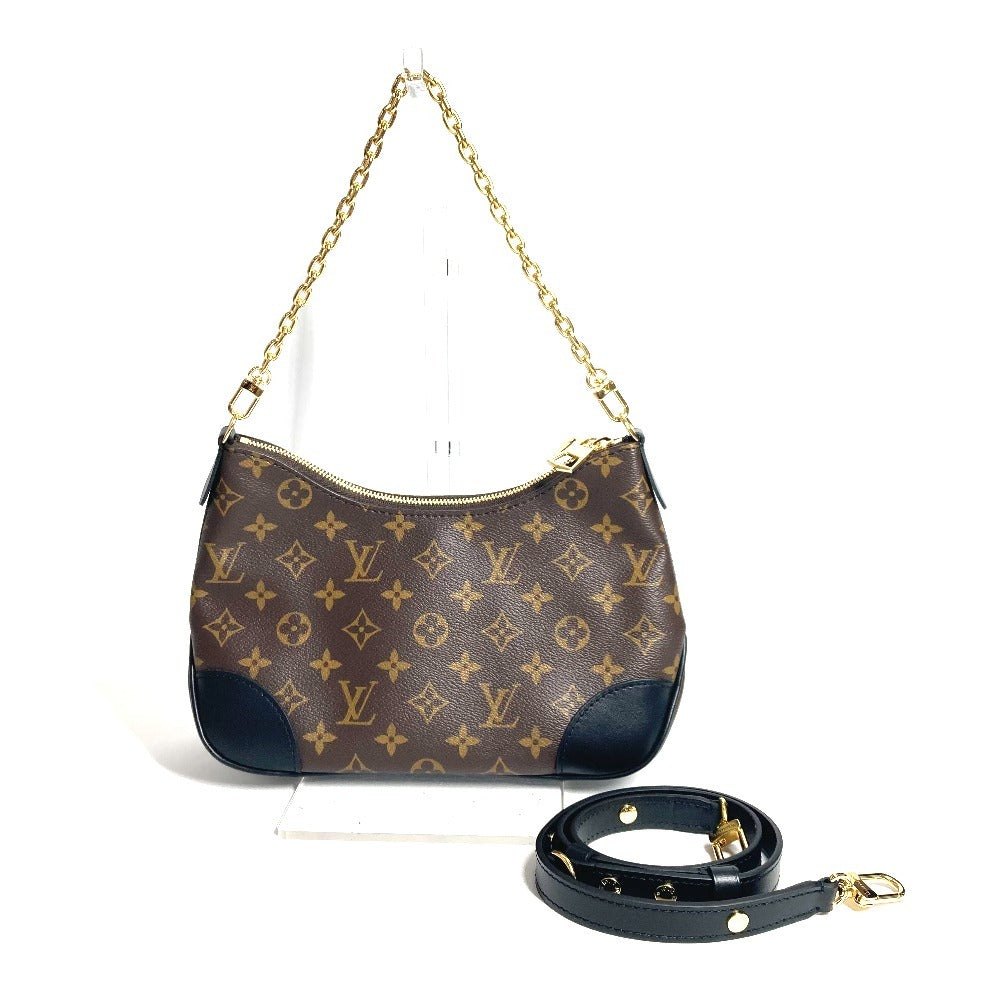 LOUIS VUITTON Shoulder Bag Monogram canvas black Monogram Boulogne PM