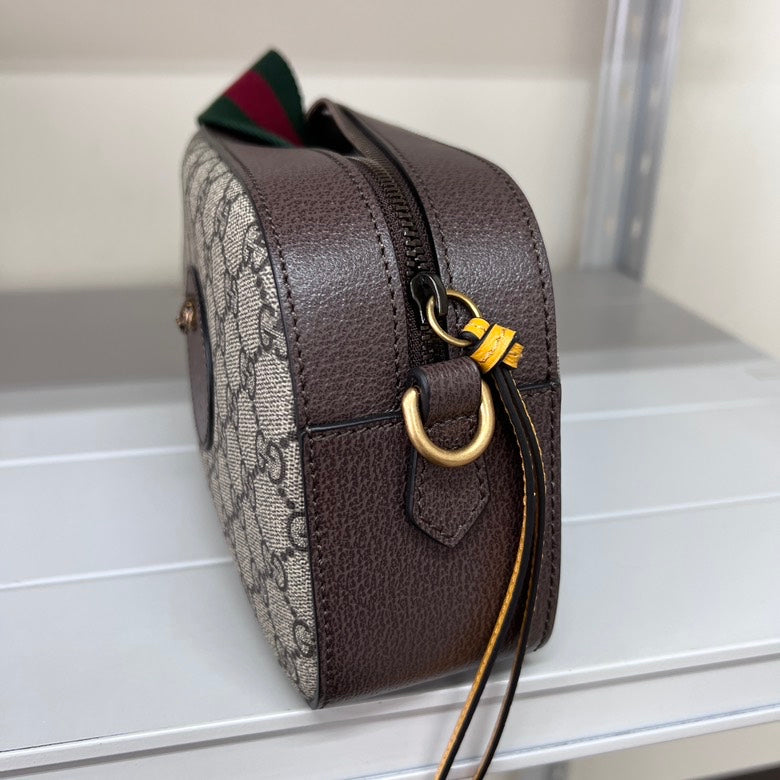 Gucci Leather Canvas Crossbody Style 1