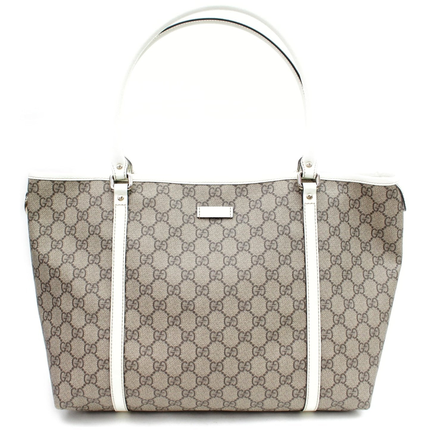 Gucci GG Supreme Brown PVC Tote Style 1