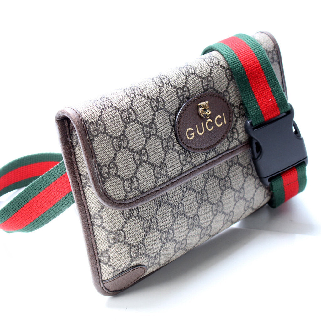 Gucci 493930 GG Supreme Neo Web Belt Bag