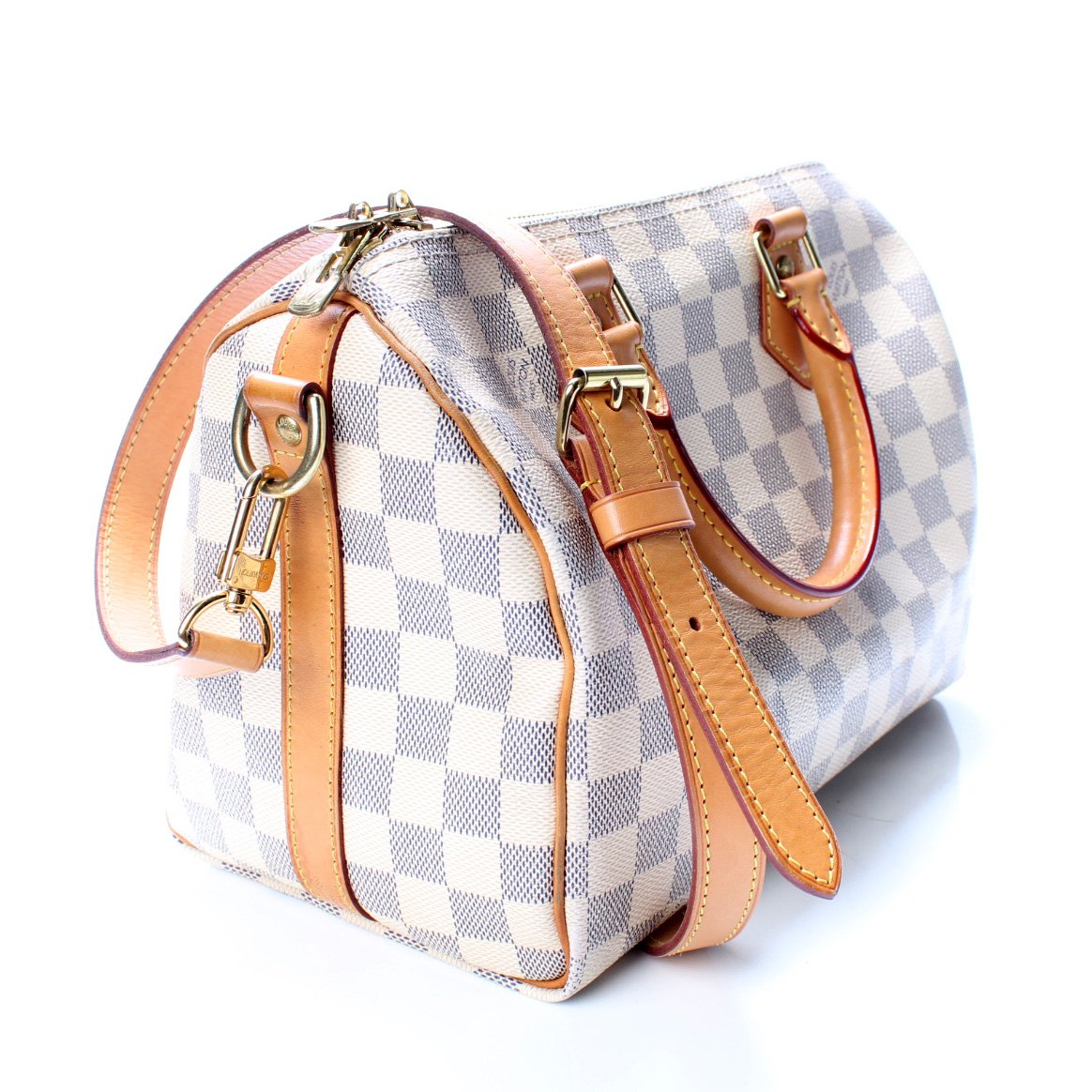 Louis Vuitton Speedy 25 Bandouliere Damier Azur ()