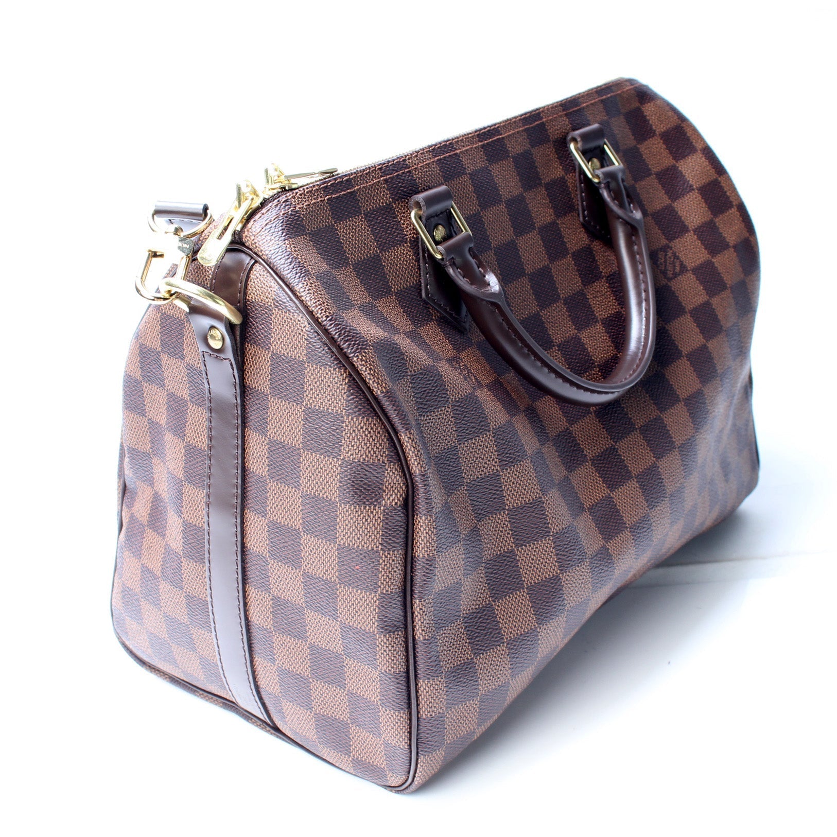 Louis Vuitton Speedy 30 Bandouliere Damier Ebene