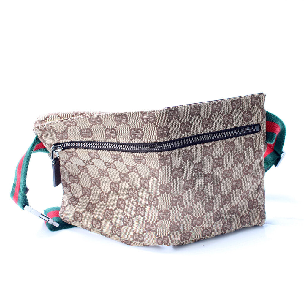 Gucci 28566 Waist Canvas Bag
