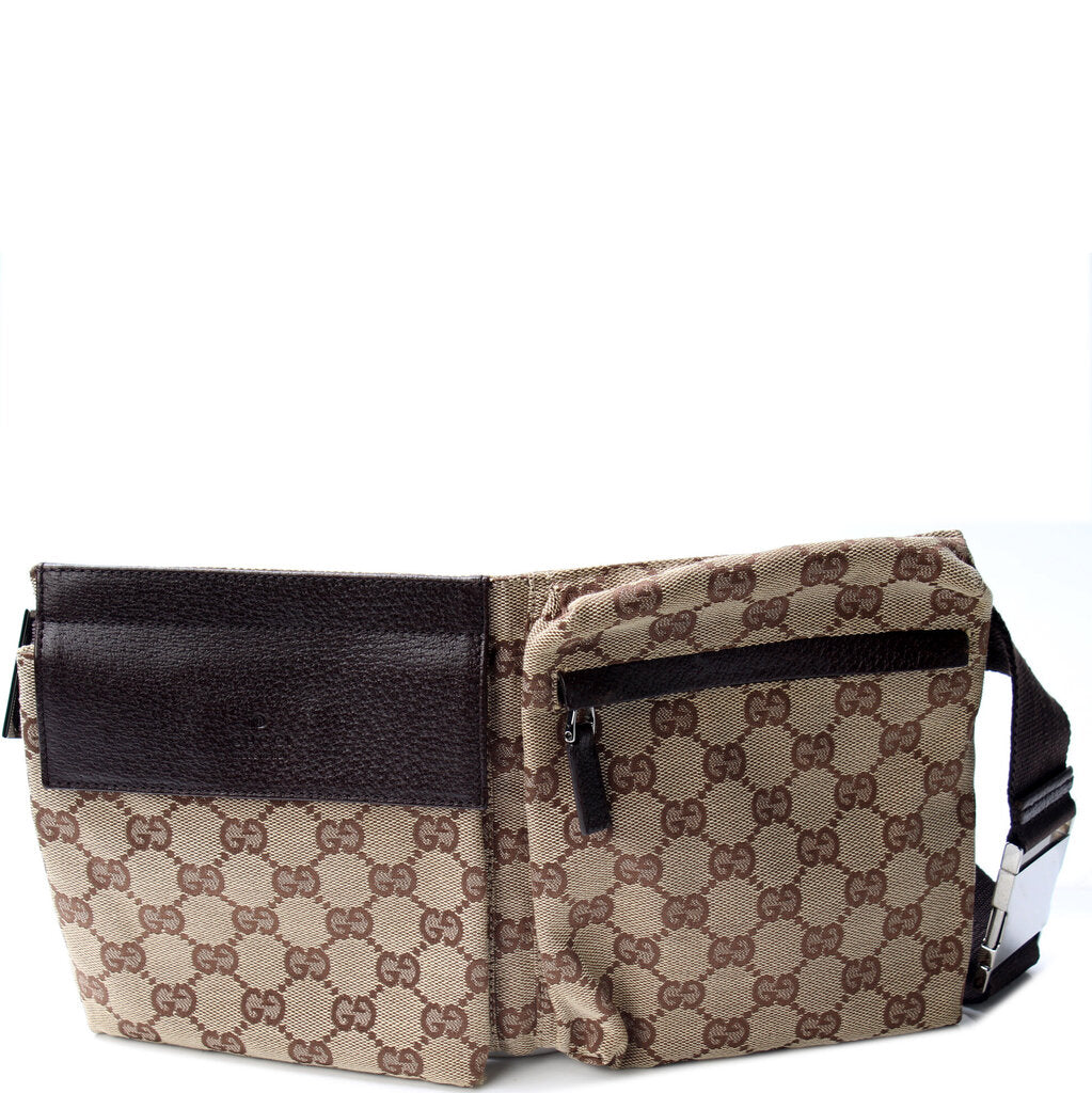 Gucci 28566 Waist Canvas Bag