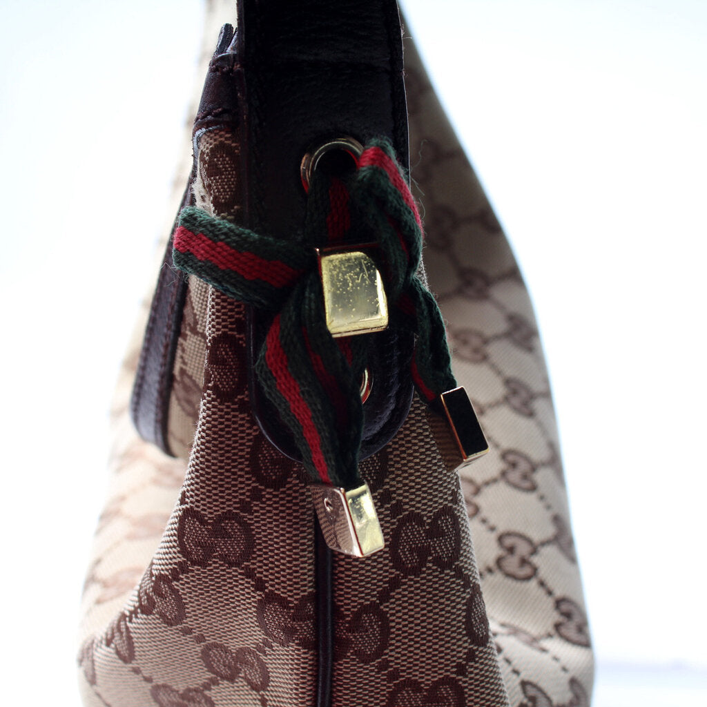 Gucci 162882 Monogram Princy Hobo Bag