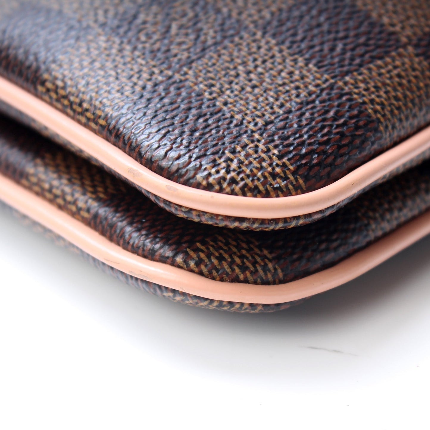 Louis Vuitton Double Zip Pochette Damier Ebene