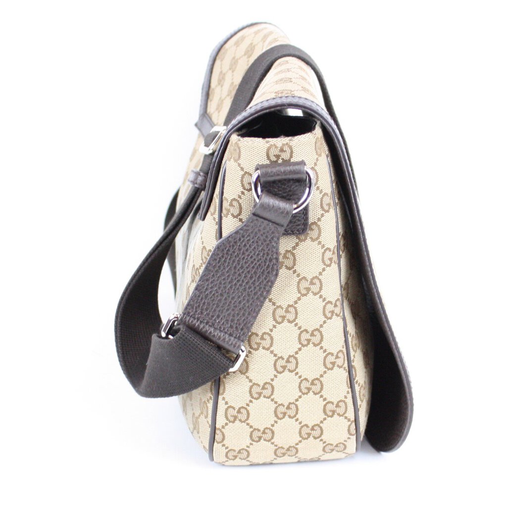 Gucci 449171 GG Canvas Messenger Bag