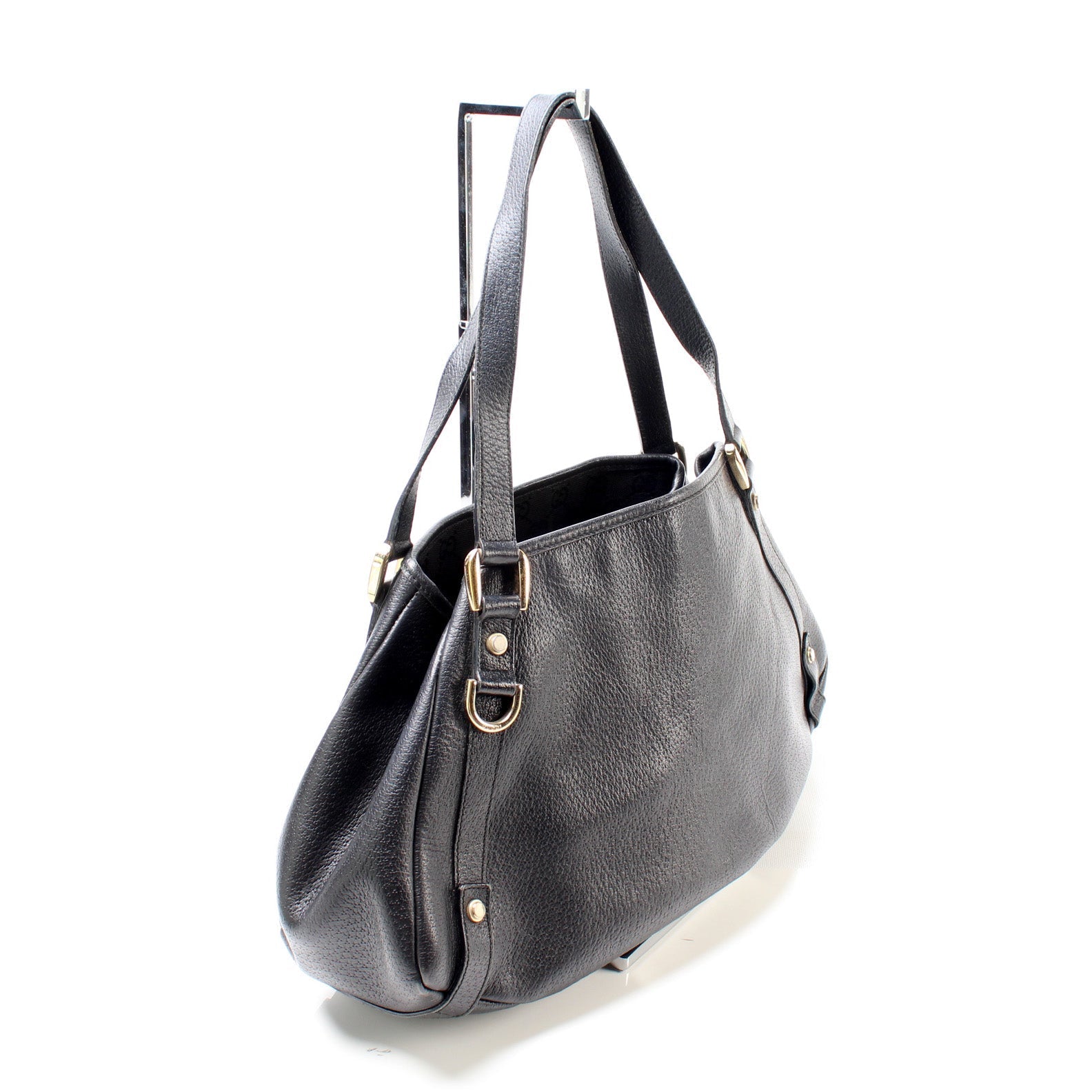 Gucci 130736 Abbey Leather Tote Medium Bag