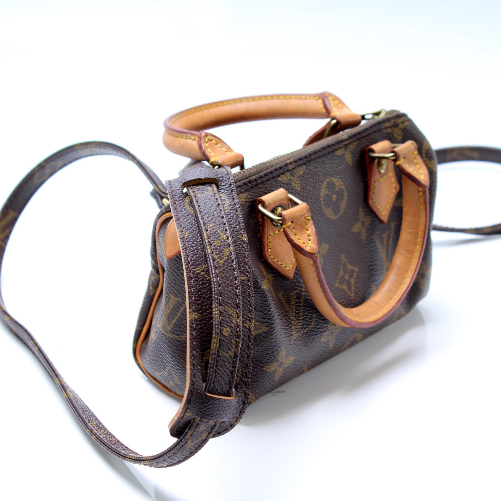 Louis Vuitton Speedy Mini HL & Strap Monogram