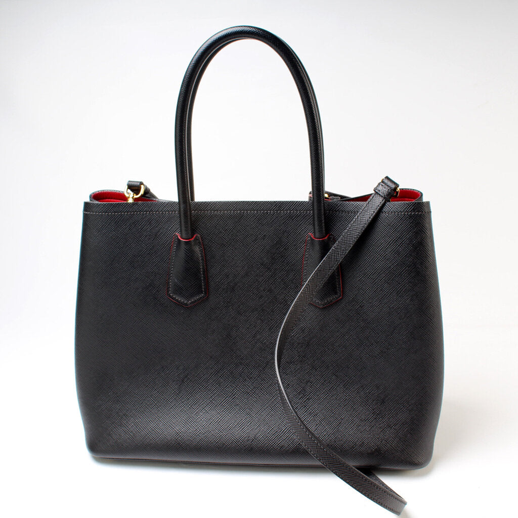 Prada Saffiano Cuir Double Large Bag