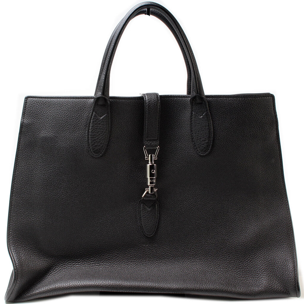 Gucci 362970 Jackie Soft Leather Large Tote Bag