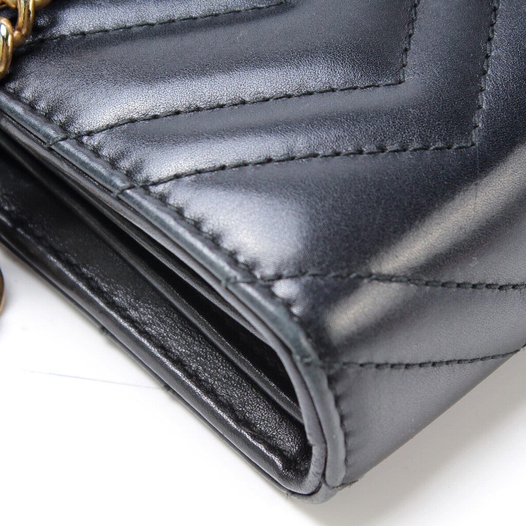 Gucci 474575 Marmont Chain Wallet Bag
