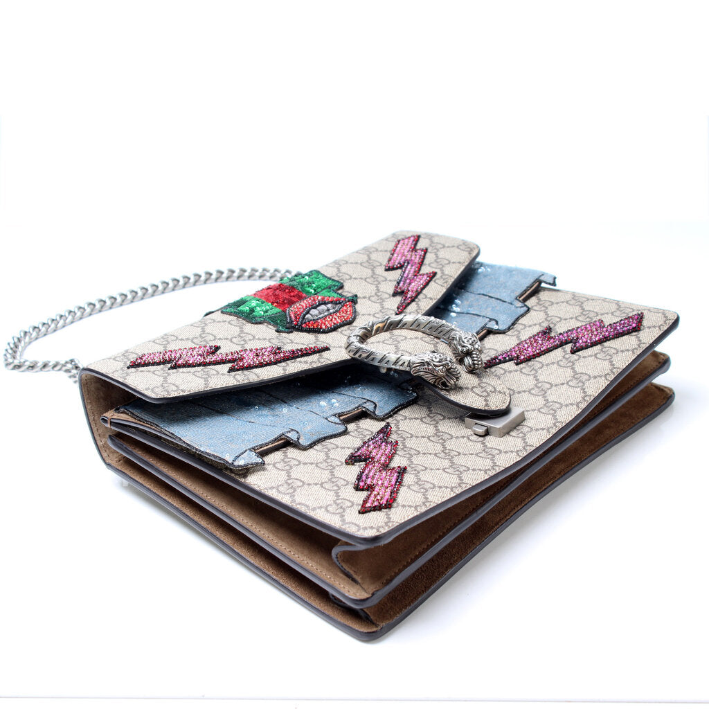 Gucci 400235 Dionysus Medium Embroidered Sequin Bag