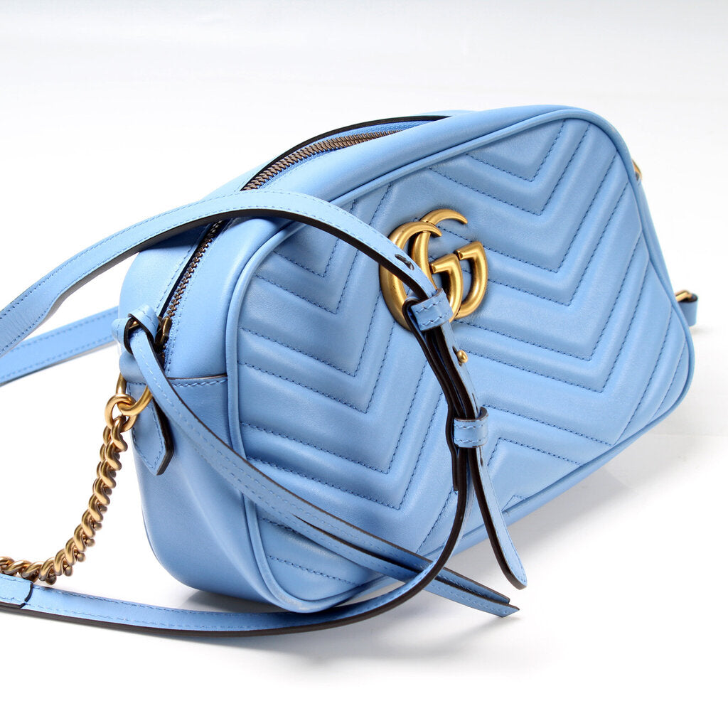 Gucci 447632 Marmont Small Leather Camera Bag